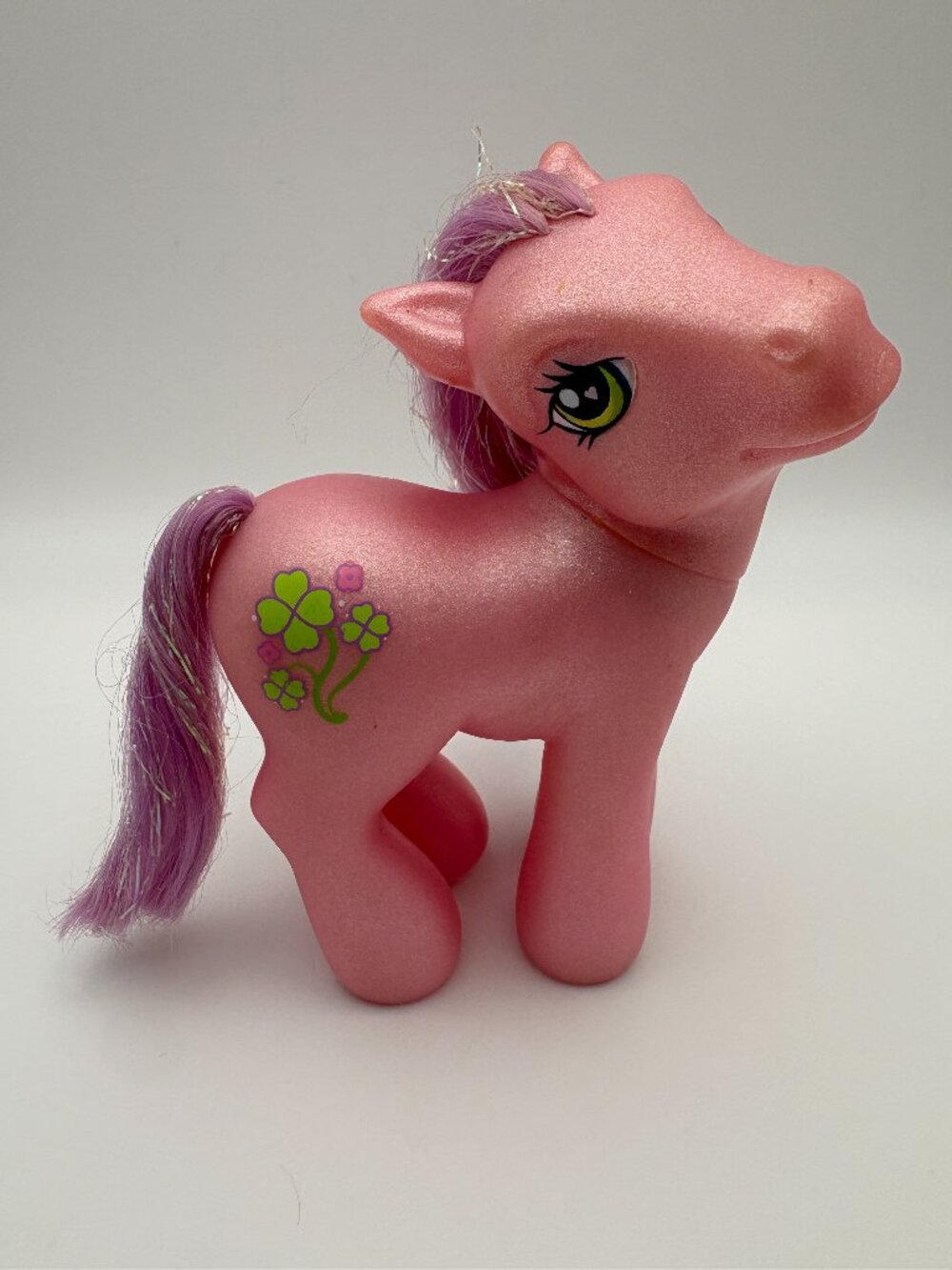 My Little Pony (MLP) Serendipity 4 Leaf Clover Pink Green 2002 G3 (MLP: LOT1-18)